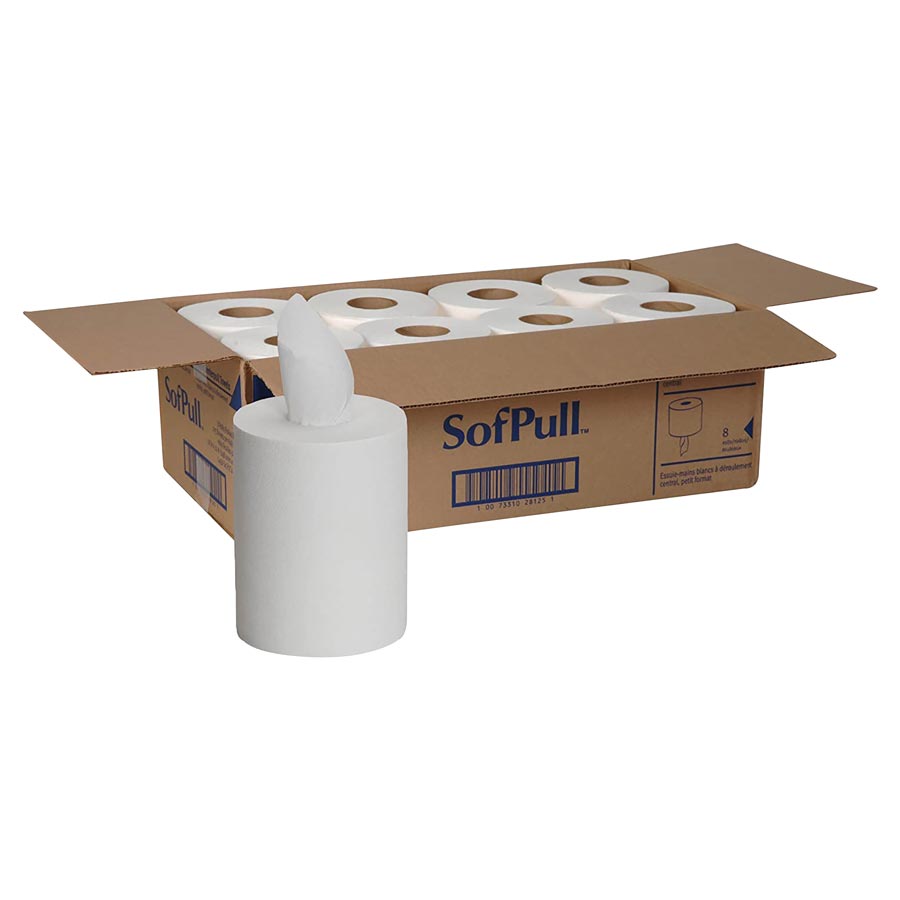 Premium Junior Capacity Centerpull Towels, White, 7.8" x 12" Sheets, 375 sht/rl thumbnail 19