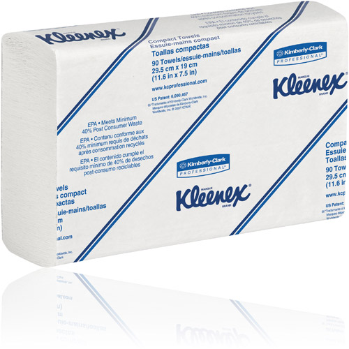 Kleenex Slimfold Hand Towel Single Fold Dsp Fbr 7.5 in x 11.6 in Wt 2160/Ca thumbnail 3