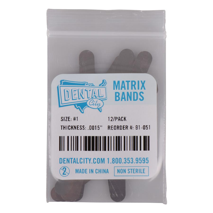 Tofflemire Type Matrix Bands #2 .002 12/Pack product image