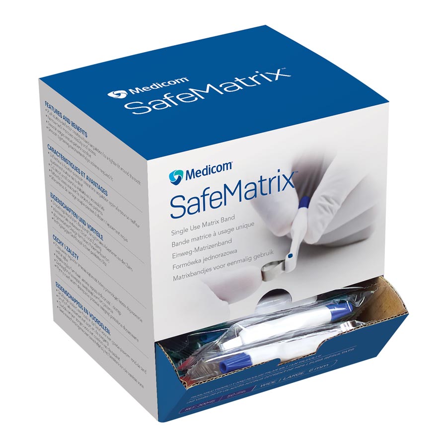 SafeMatrix Bands 6.0mm Wide Blue 50/Bx, 30045 thumbnail 9