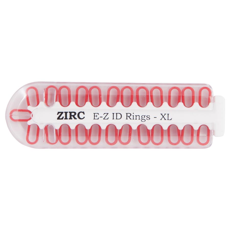 EZ-ID Instrument Rings Red 25/Pk thumbnail 2