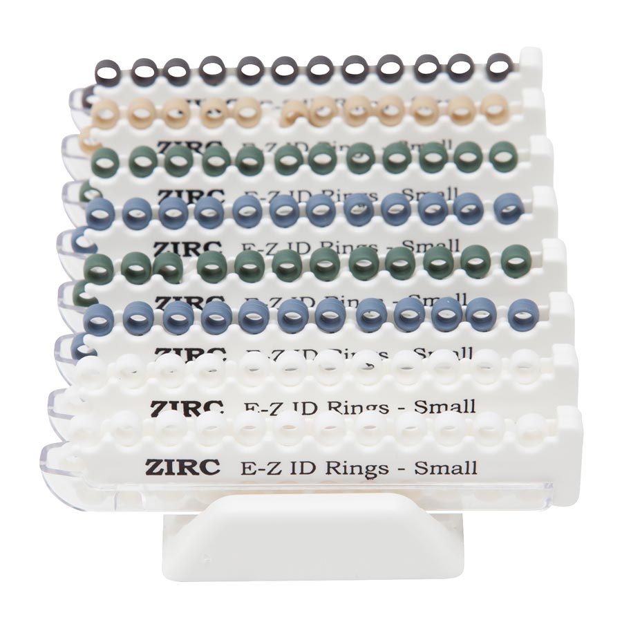 E-Z ID Instrument Rings, Small, Assorted Pastel, 200/Pk, 70Z105 thumbnail 4