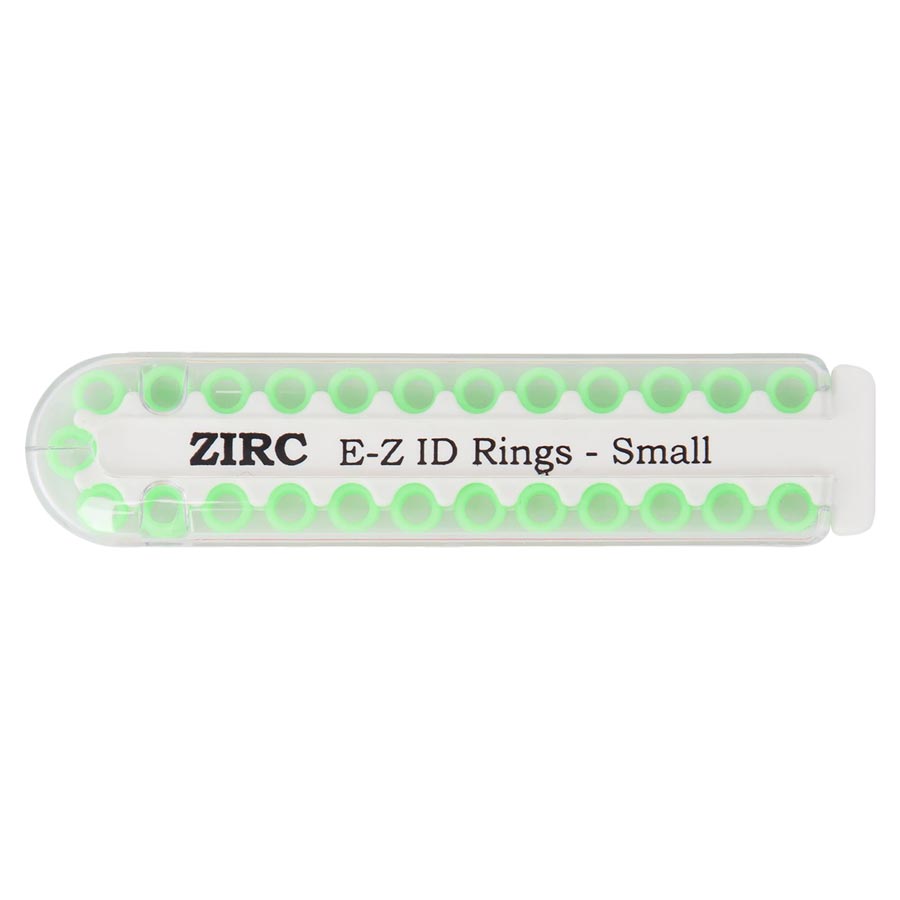 E-Z ID Instrument Rings, Small, Neon Green, 25/Pk, 70Z100P thumbnail 7