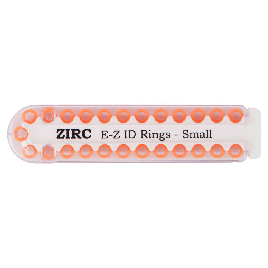 E-Z ID Instrument Rings, Small, Neon Orange, 25/Pk, 70Z100Q thumbnail 9