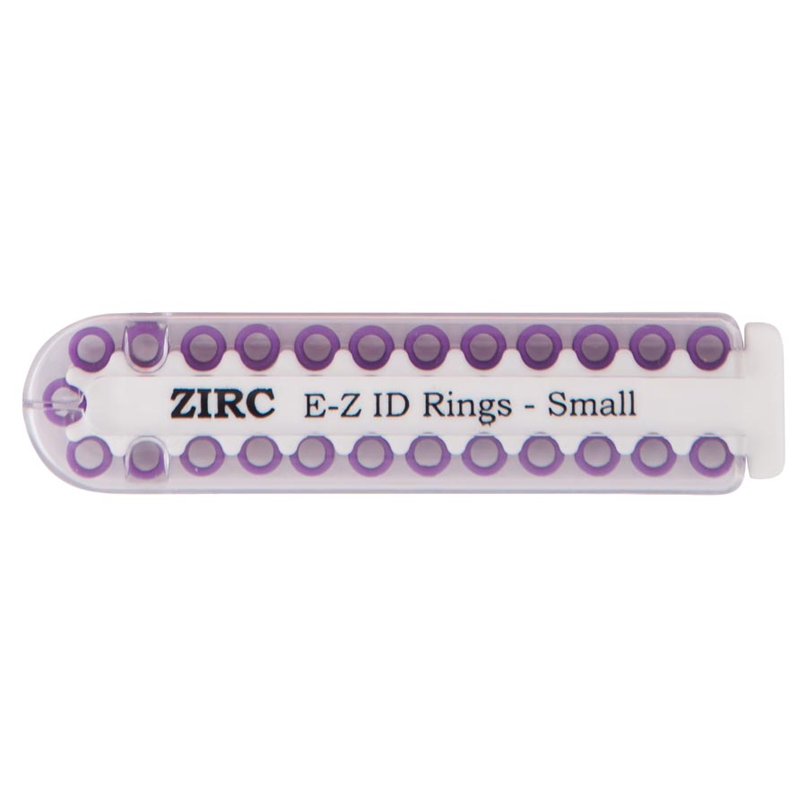 E-Z ID Instrument Rings, Small, Neon Purple, 25/Pk, 70Z100R thumbnail 8