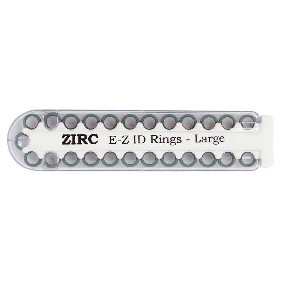 Green E-Z ID Rings Large Pack of 25 thumbnail 7