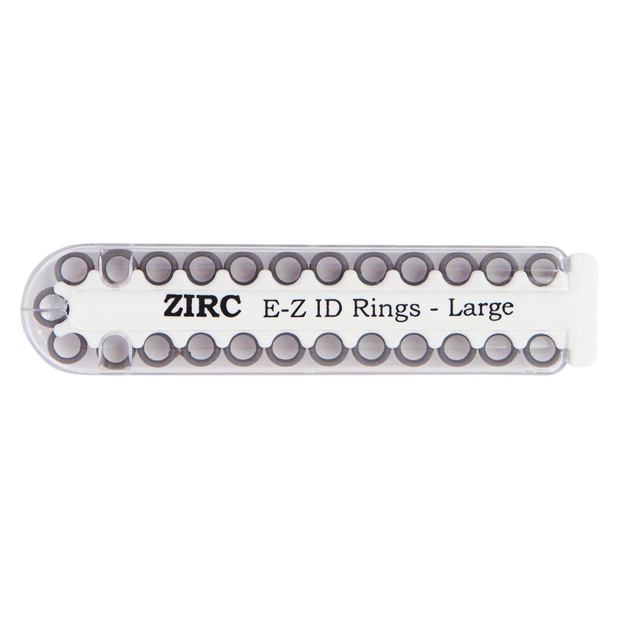 E-Z ID Instrument Rings, Large, Gray, 25/Pk, 70Z200I thumbnail 5