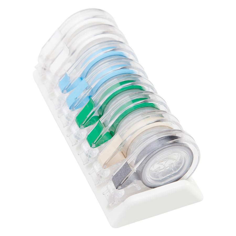 E-Z ID Tape System Kit, 3' x 1/4", Assorted Pastel, 8/Pk, 70Z305 thumbnail 9