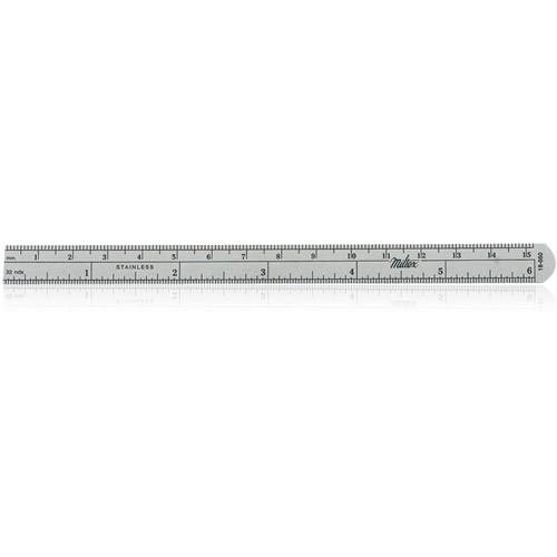Ruler 6x1/2" Stainless Steel Ea product image