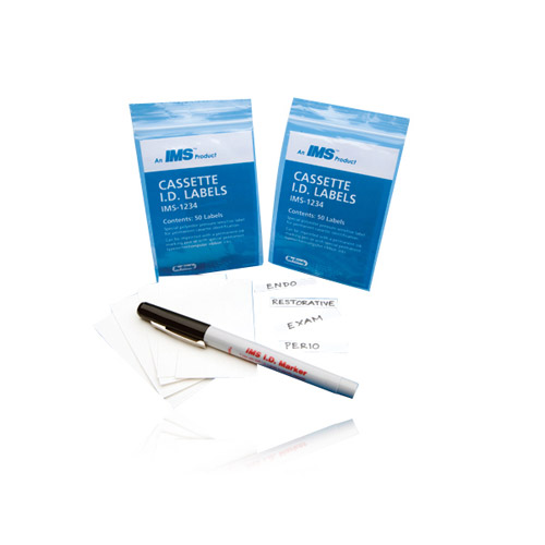 IMS Cassette ID Labels Polyester Silver 50/Pk product image