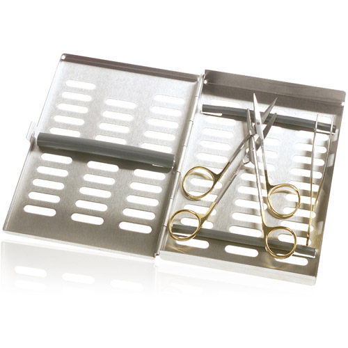 Thompson Slimline Cassette Stainless Steel Silver 7 to 14 Instruments Ea thumbnail 3