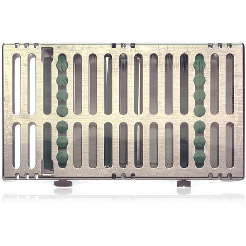 IMS Signature Series Double-Decker Cassette, 14-Instrument, Two-Tier, Green, 1/Pk, IM9149 thumbnail 8
