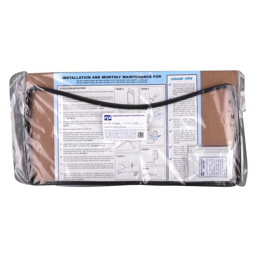 Statim 5000 Type Cassette Seal, 1700302 thumbnail 3