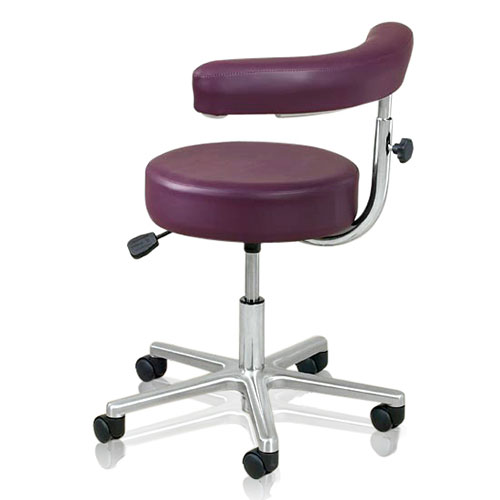 Pneumatic Stool W/ Armrest Royal Blue 2155-SP-3RB product image