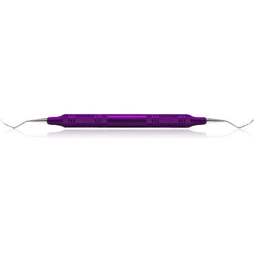 Universal Curette, # 1-2 Barnhart, Narrow Blade Anterior, EagleLite, Resin, 3/8", Purple, 1/Pk, AECB1-2X thumbnail 9