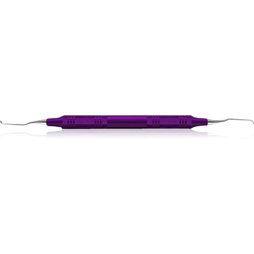 Gracey Access Curette, # 00-0, Anterior, EagleLite Handle, Resin, 3/8", Purple, 1/Pk, AEGA00-0X thumbnail 3