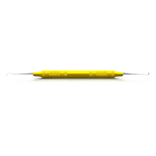 Sickle Scaler, # 204SD, Posterior Distal, EagleLite, Resin, 3/8", Yellow, 1/Pk, AES204SDX thumbnail 4