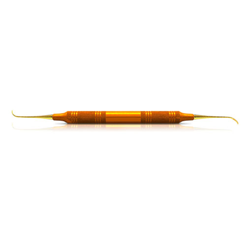 Sickle Scaler, XP, # 128 Nebraska, EagleLite, Resin, 3/8", Orange, 1/Pk, AESN128DEXPX thumbnail 3