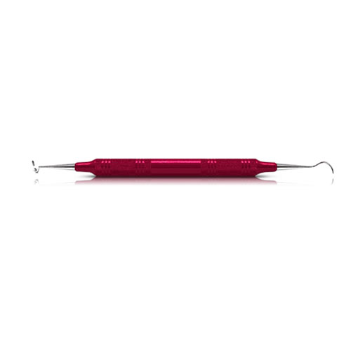 Sickle Scaler, # N2, Posterior, EagleLite, Resin, 3/8", Red, 1/Pk, AESN2X thumbnail 4